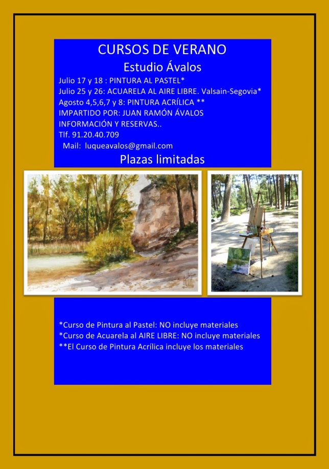 juan ramon avalos cursos-de-verano-acuarela-acrilico-y-pastel