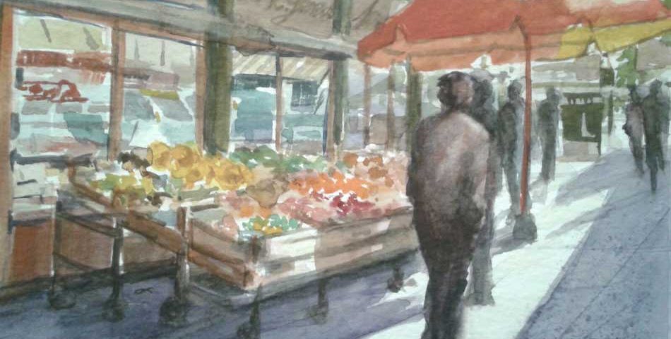 acuarela-juan-ramon-avalos-dias-de-mercadillo-iv